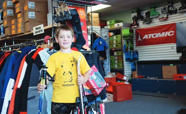 Country Ski & Sport offers a popular junior league program for families.