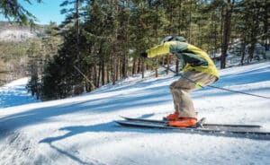 Spring skiing generates conditions that many skiers love. (Dan Houde/WiseguyCreative.com)