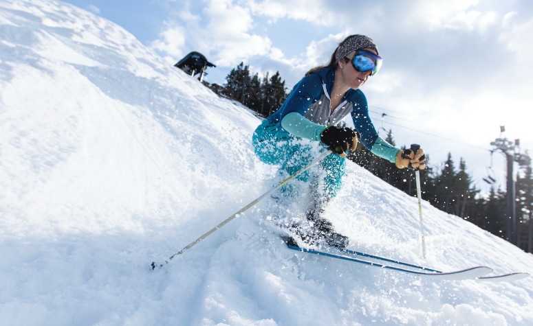 It can require an adjusted skill set to ski well in the soft spring snow. (Killington)