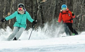 Tenney Mountain was back in business this year, with plans for more improvements next season.